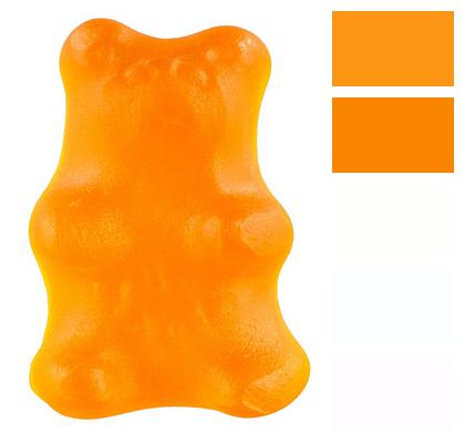 Candy Gummy Bear Orange Image